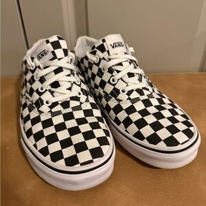 Vans Black and White Checkered Sneakers